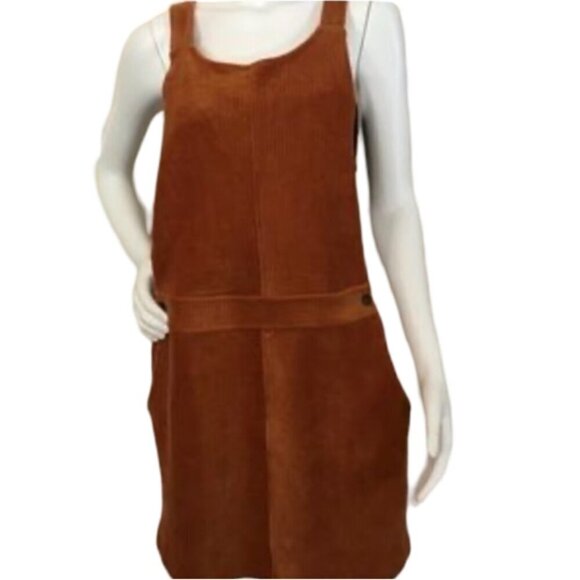 ❤️ 🆕 WALLFLOWER corduroy ribbed Overalls Size L - Picture 1 of 7